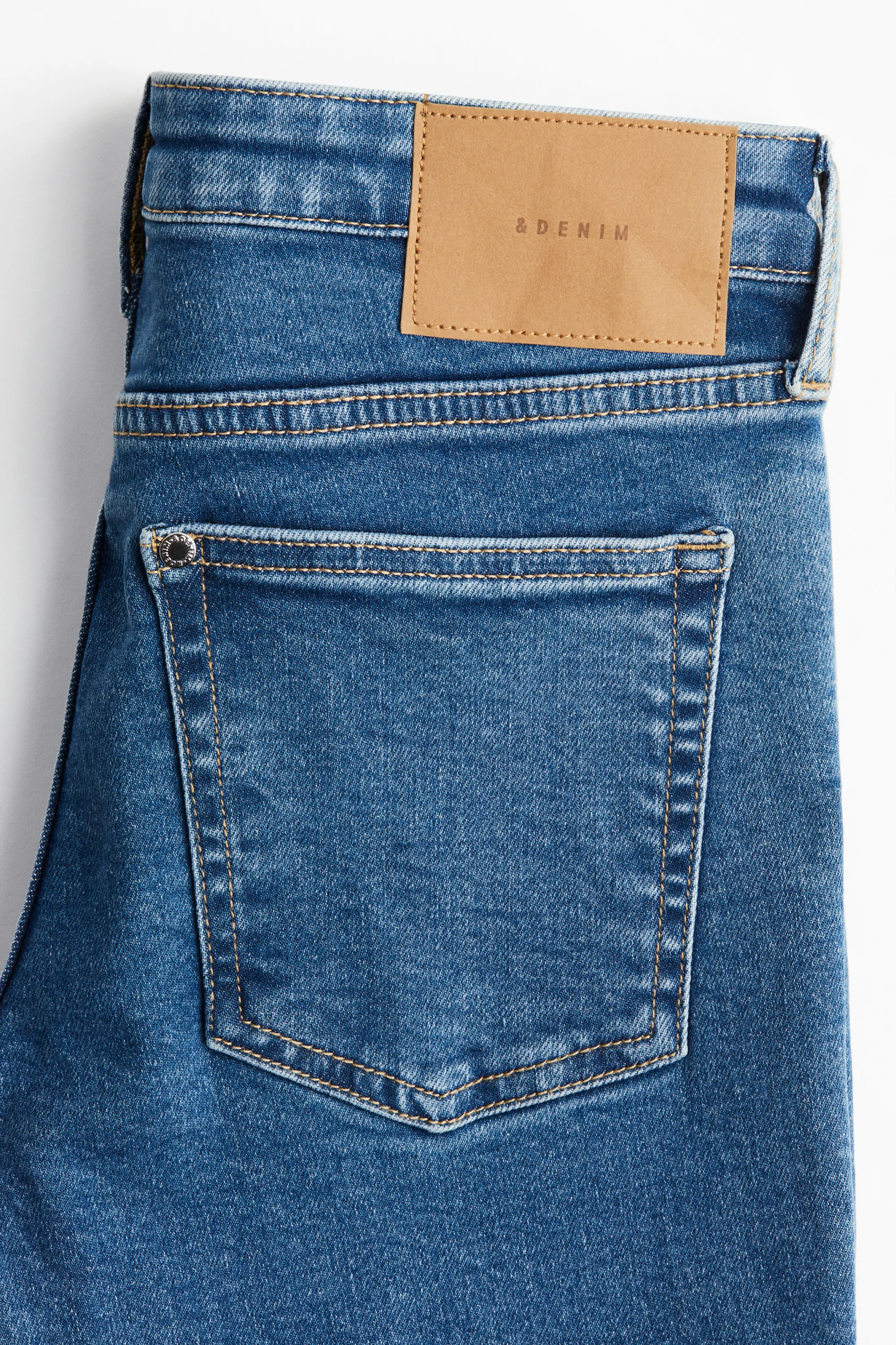 Skinny Regular Ankle Jeans - Bleu denim