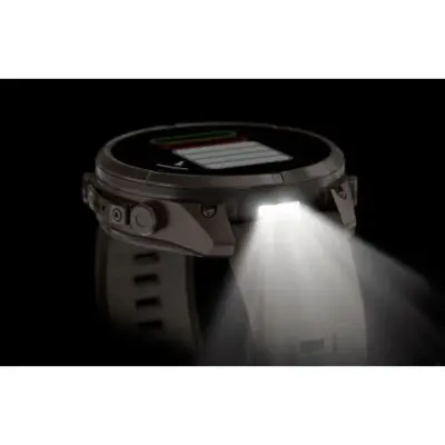 Garmin Fenix 9 Pro InReach SOLAR 47mm Sapphire Titane bracelet gris galet/gris cendré 010-04338-01 — photo 4