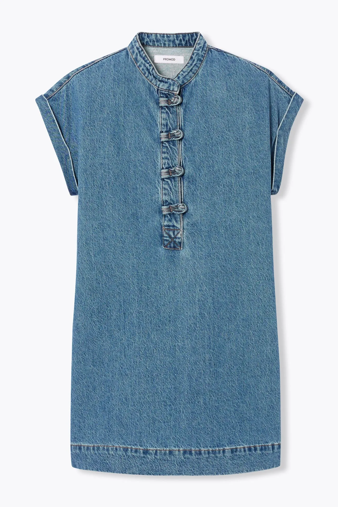 Robe courte en jean