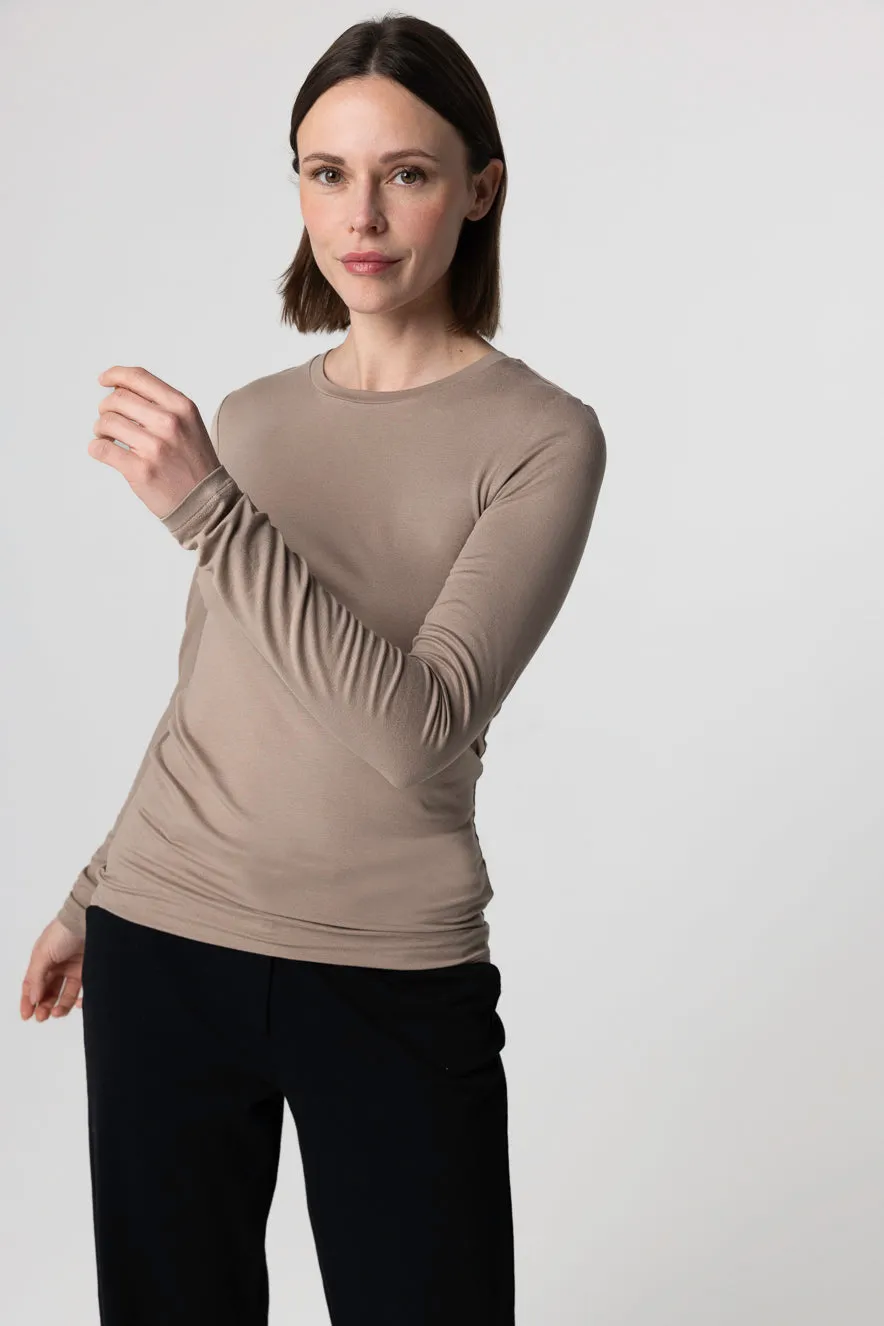 T-shirt en viscose et élasthanne