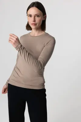 T-shirt en viscose et élasthanne