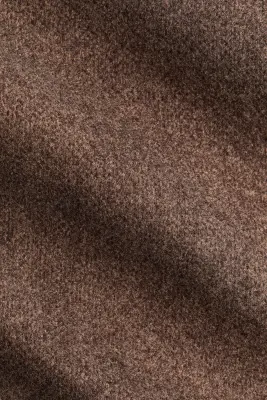 Manteau à col entonnoir avec ceinture à nouer - Taupe foncé — photo 5
