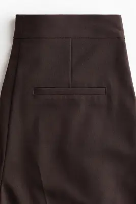 Jupe-culotte large - Marron foncé — photo 3