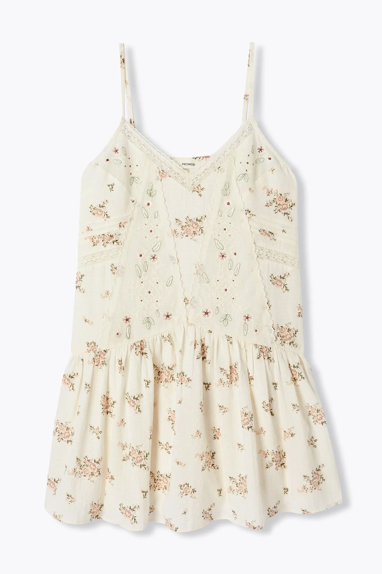 Robe courte fleurie Femme