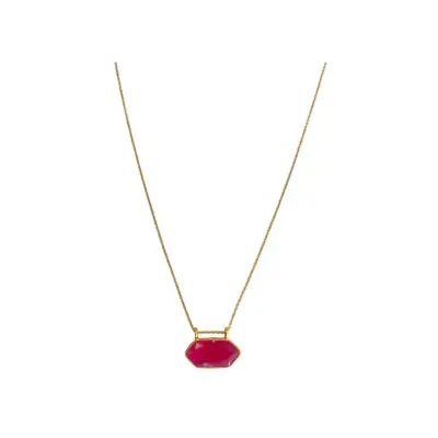 Collier Hexa Rubis - Hanka In — photo 1