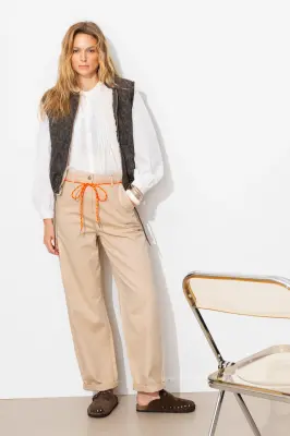 Pantalon chino taille haute — photo 2