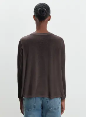 T-shirt en coton et cachemire — photo 2