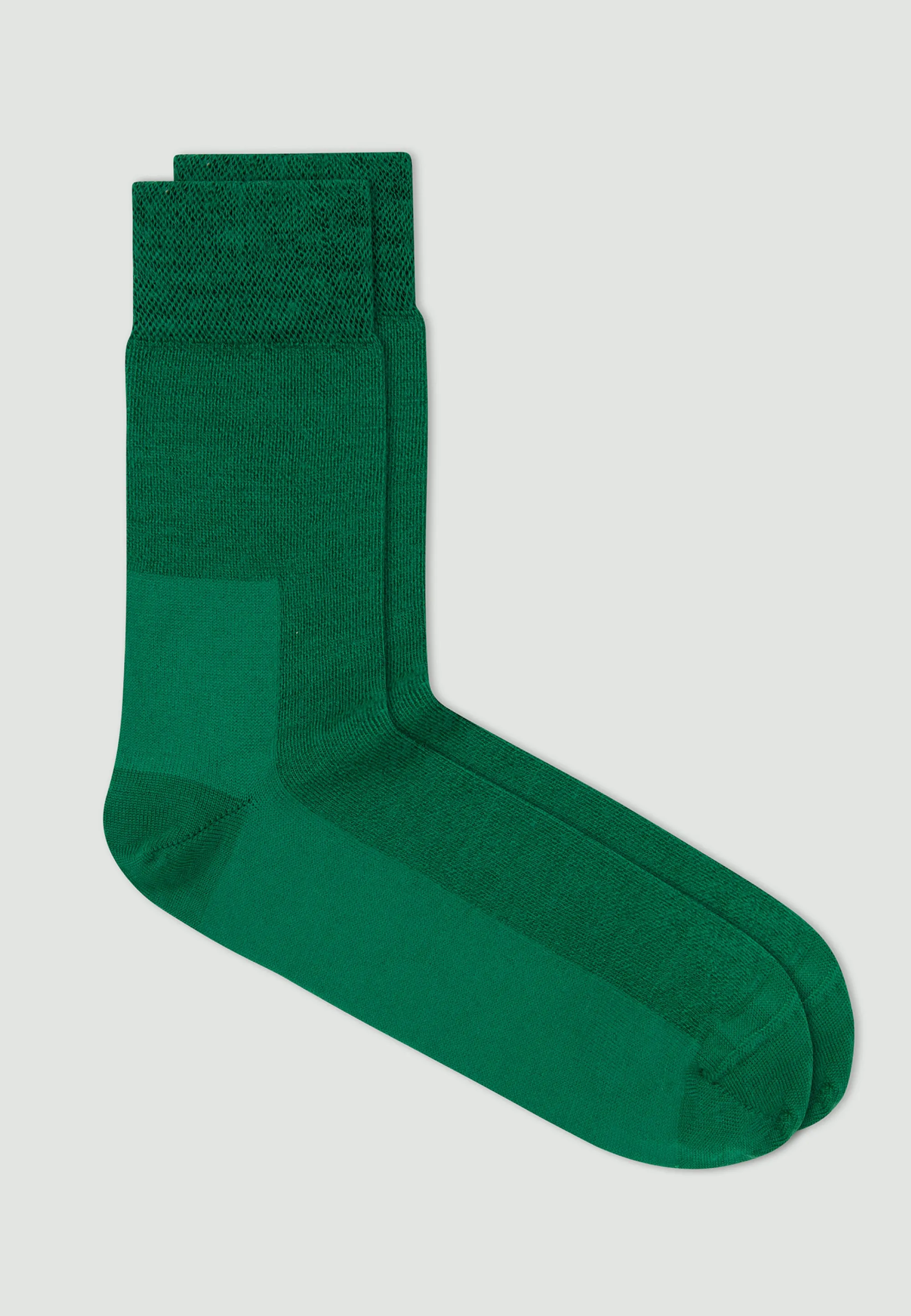 Les chaussettes en laine - Vert gazon