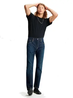 LEVIS 502 TAPER BIOLOGIA ADV Bleu Foncé — photo 2