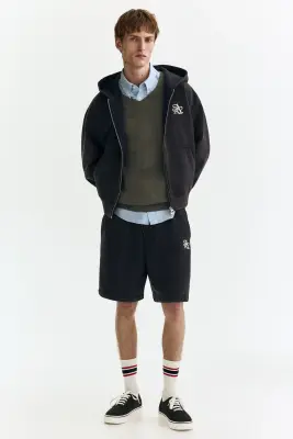 Veste à capuche zippée Loose Fit - Bleu marine/ASC — photo 2
