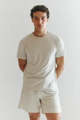 Short de sport DryMove™ - Écru — photo 1