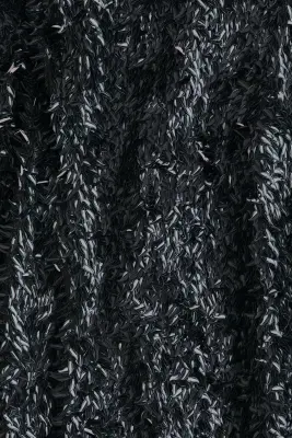 Robe ornementée à encolure en V - Noir — photo 5
