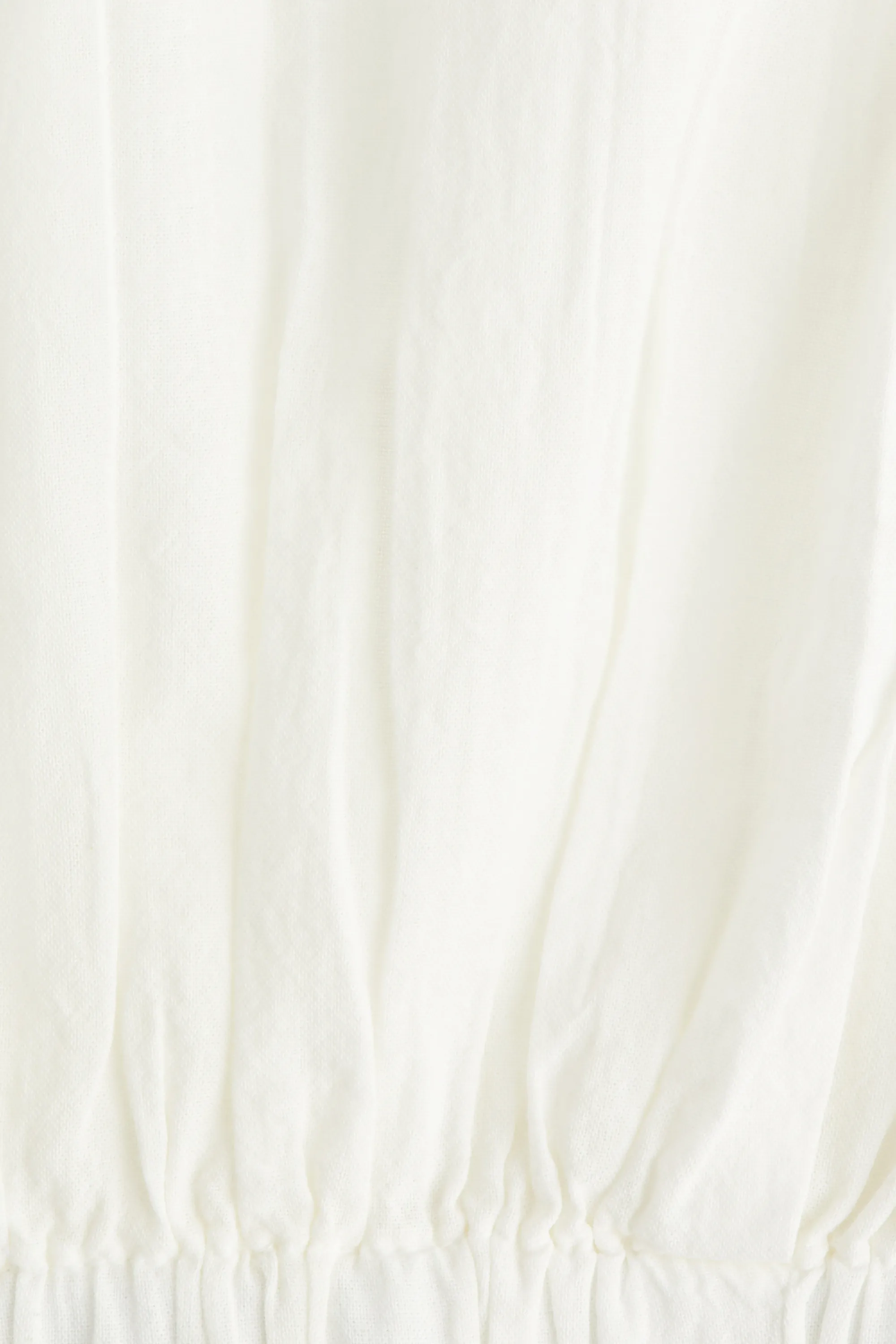 Chemise courte et imprimée - Blanc