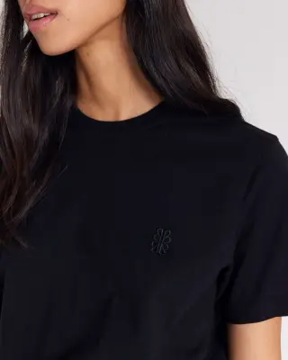 Tee-shirt Bree noir brodé — photo 3