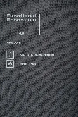 T-shirt Cooling Regular Fit - Gris foncé — photo 2