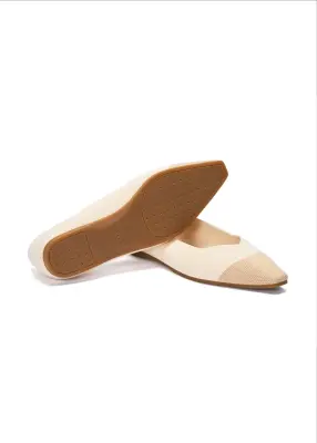 Celine Recycled Ballet Flats - Almond — photo 5