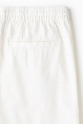 Short Relaxed Fit en coton - Blanc — photo 4