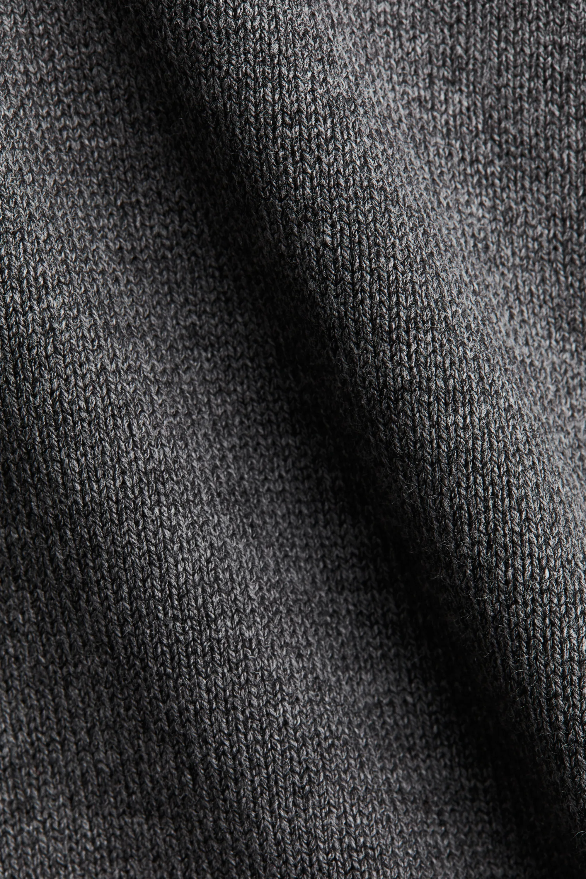 Gilet avec col - Gris foncé