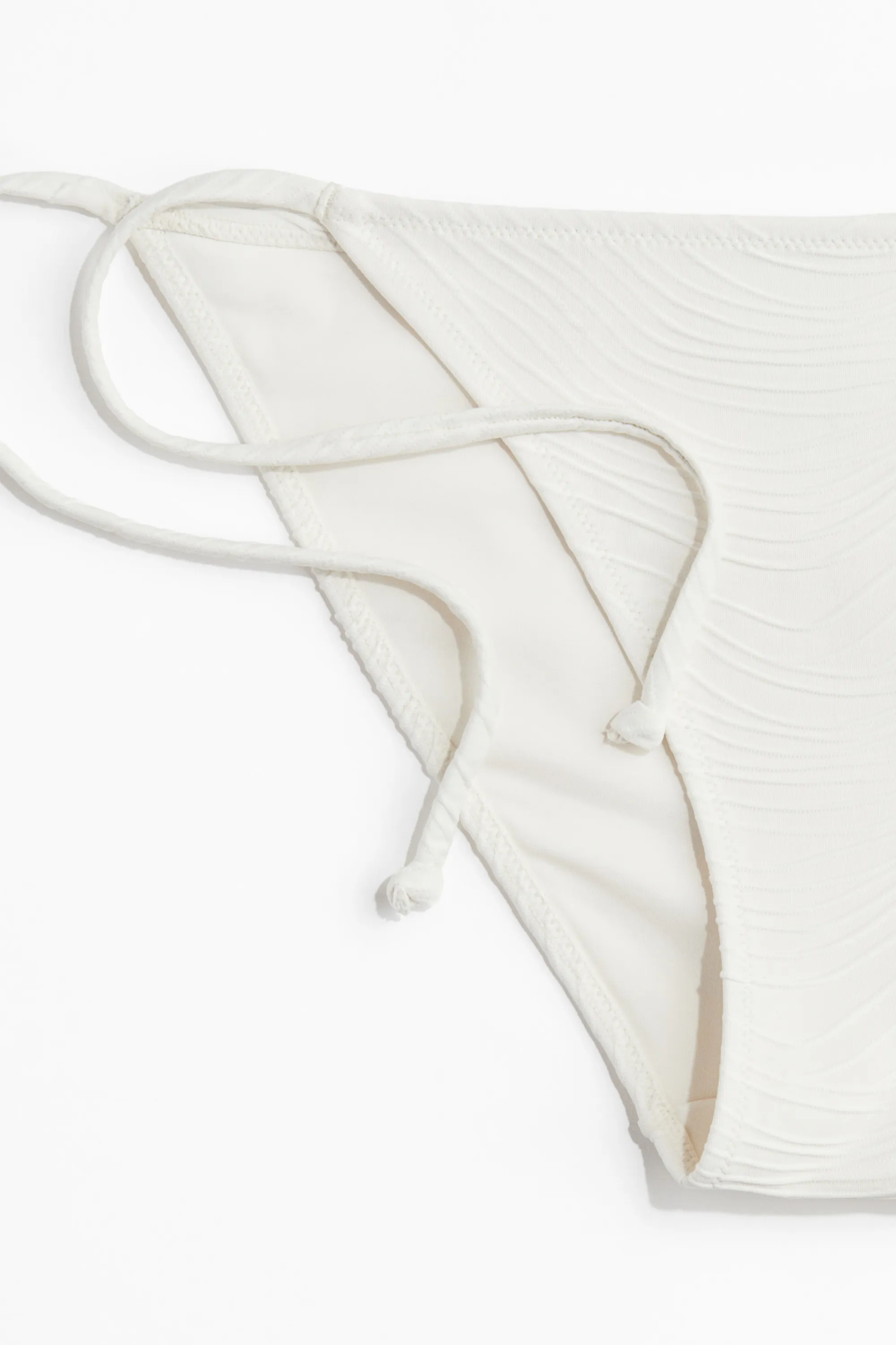 Bas de maillot Tanga à nouer - Crème