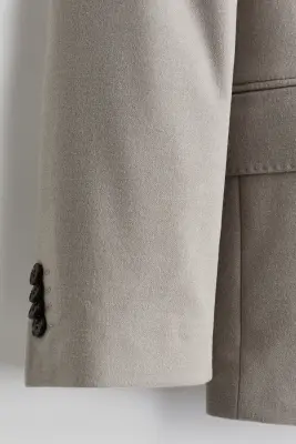 Veste Regular Fit à fermeture croisée - Beige — photo 2