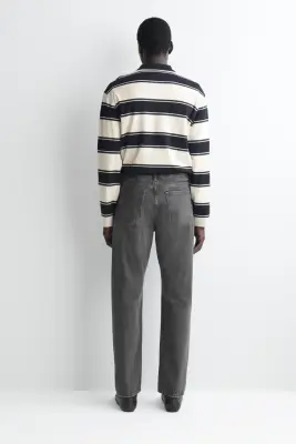 JEAN SIGNATURE REGULAR DROIT - NOIR DÉLAVÉ — photo 4