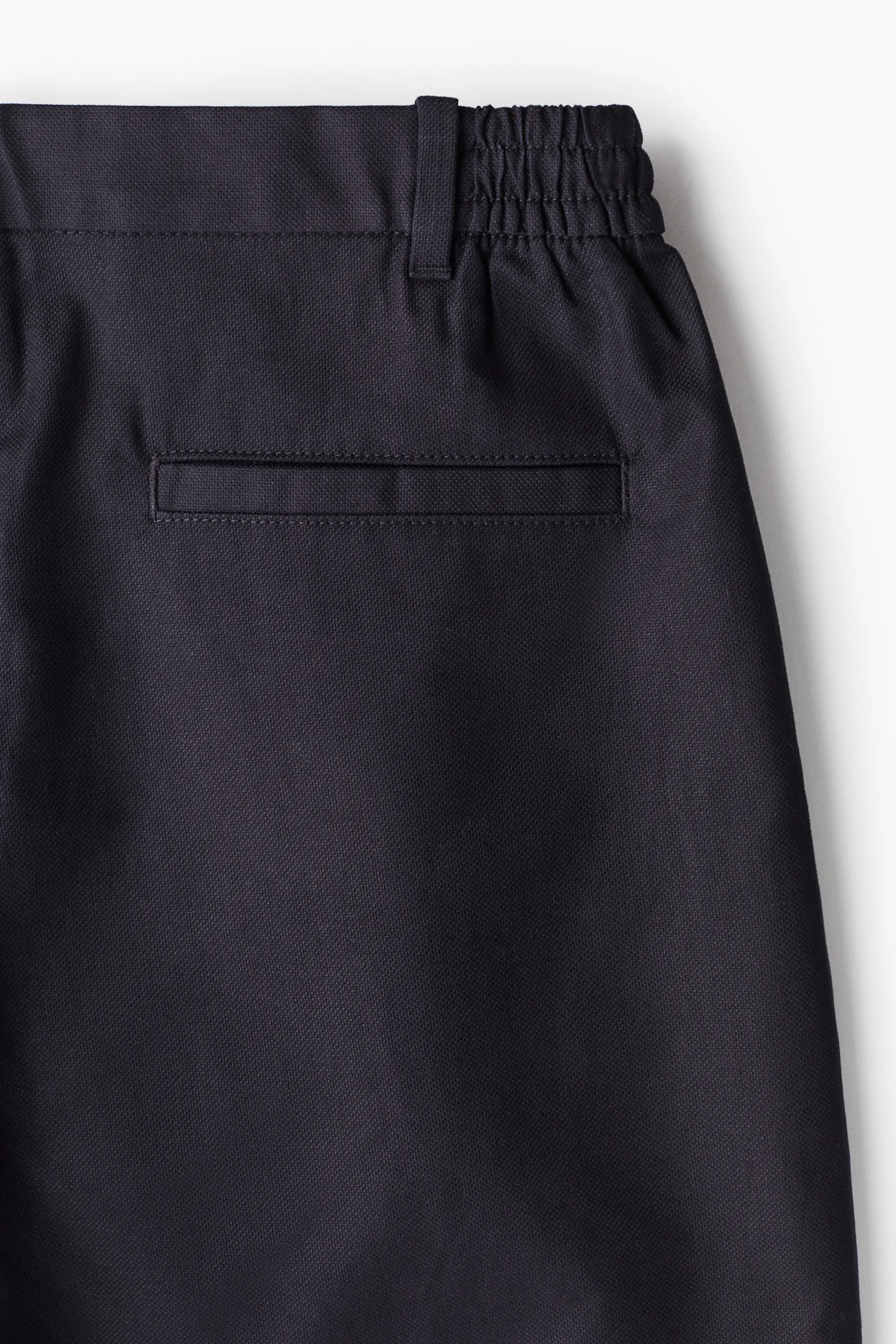Short Relaxed Fit en lin mélangé - Bleu marine