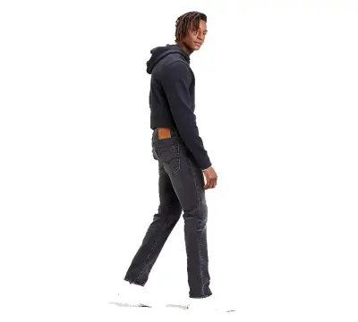 LEVIS 502 TAPER BT BIOLOGIA ADV Gris SPECIAL GRANDE LONGUEUR — photo 4