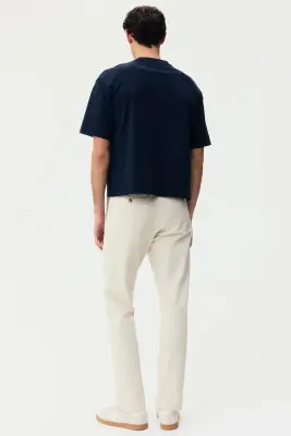 Chino Slim Fit en coton - Beige clair — photo 3