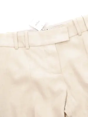 Pantalon droit en soie beige tissé Taille 42  Prix boutique 1250€ Taille 42 — photo 2