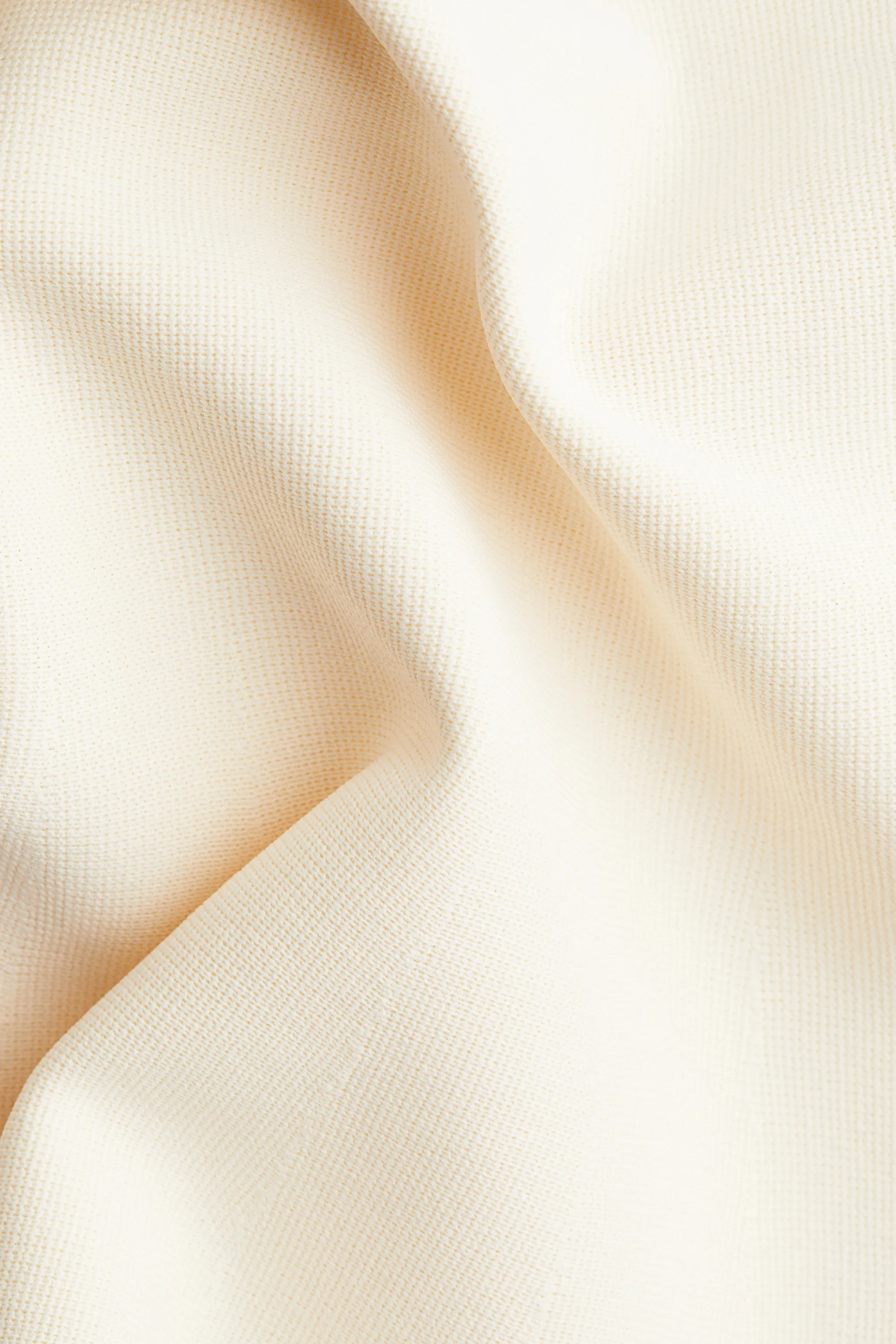 Top péplum avec épaules nues - Crème