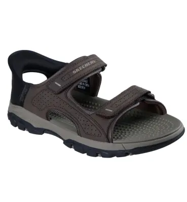 SKECHERS SANDALE REECE Marron — photo 5