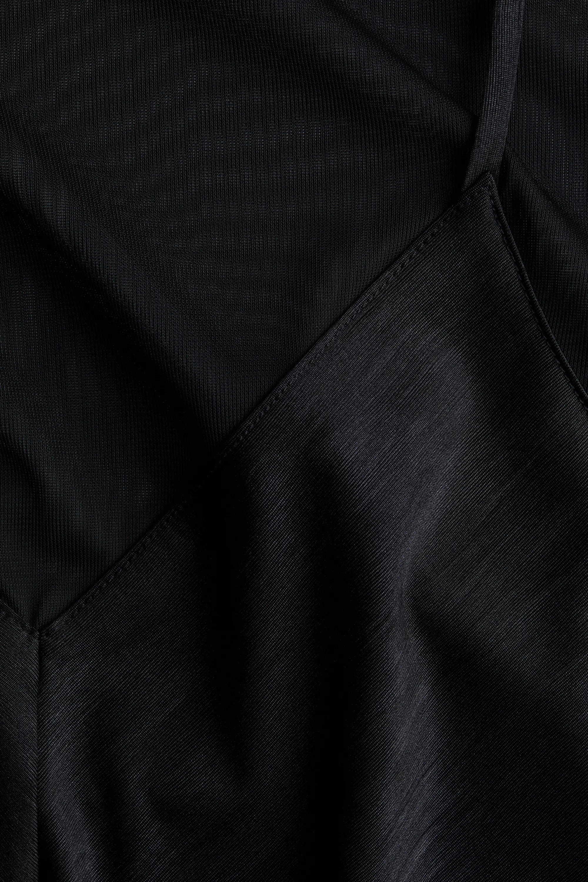 Robe à effet superposé - Noir