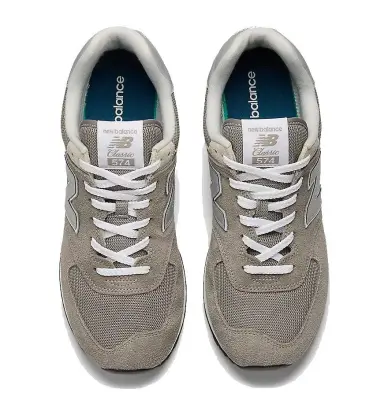 NEW BALANCE ML574 PIED LARGE Gris — photo 4