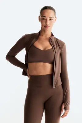 Veste de sport zippée SoftMove™ - Moka — photo 2