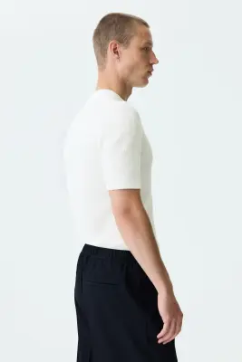 Polo Slim Fit - Crème — photo 3