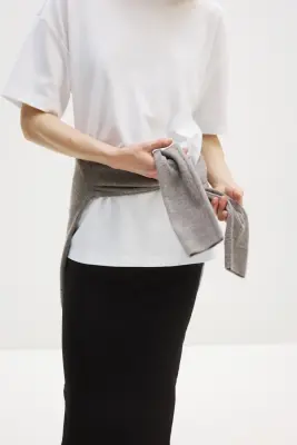 T-shirt Cooling Oversized Fit - Blanc — photo 2