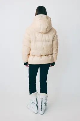 Doudoune de ski en duvet ThermoMove™ - Pêche clair — photo 2