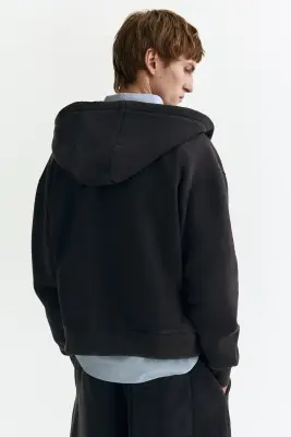 Veste à capuche zippée Loose Fit - Bleu marine/ASC — photo 3