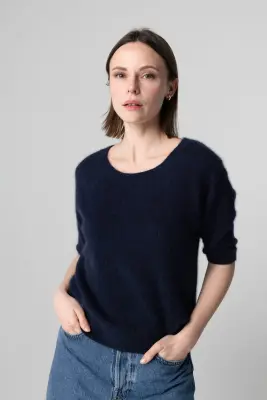 Pull en laine, fox et polyamide — photo 2