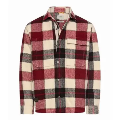 CAMEL ACTIVE VESTE DOUBLEE CARREAUX Bordeaux — photo 1
