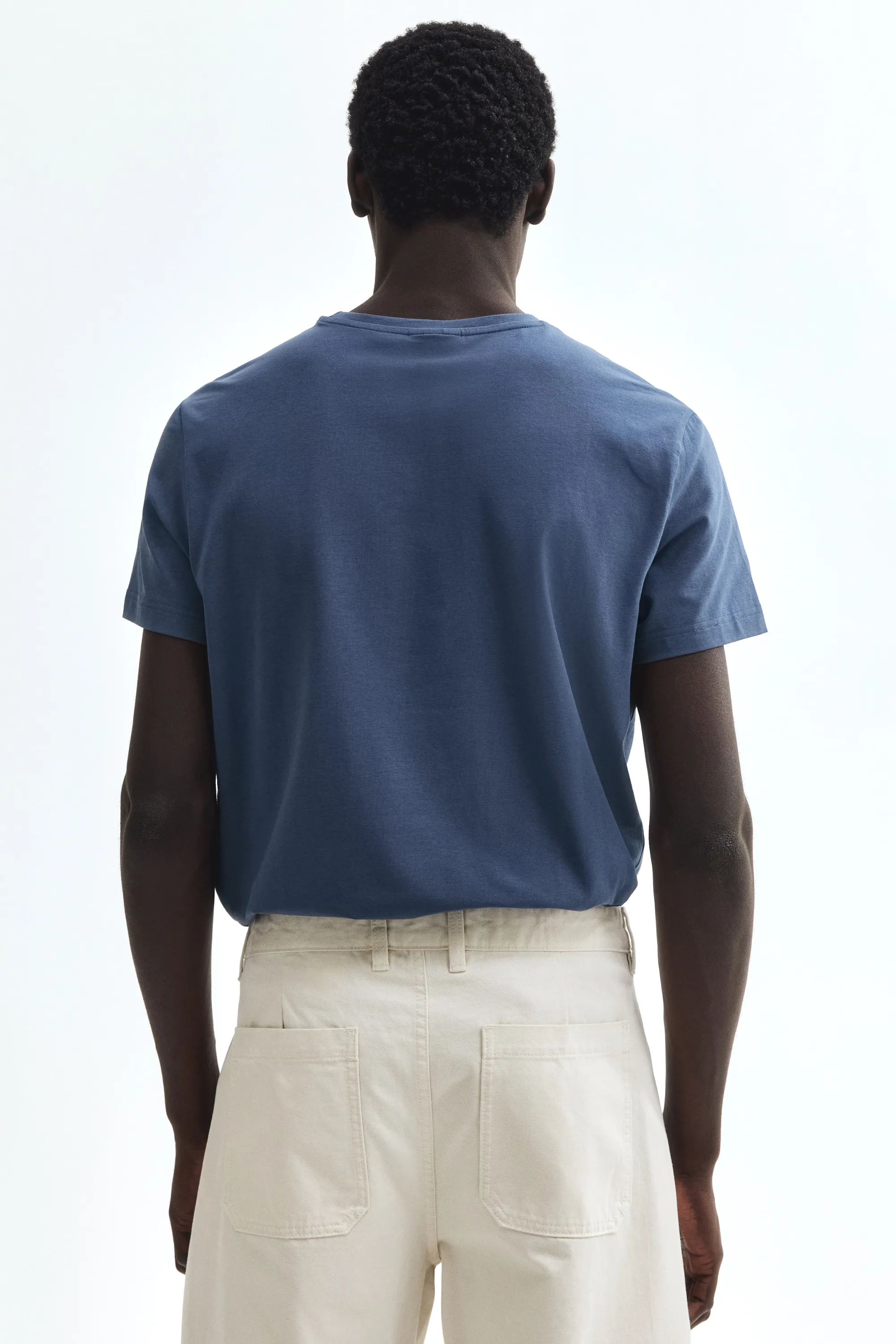 T-shirt Slim Fit - Bleu ancien foncé
