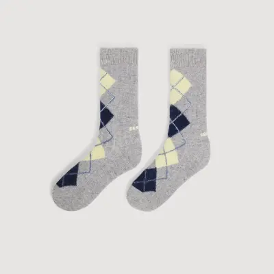 Chaussettes motif Arygle à strass
