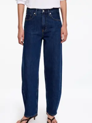 Jean barrel BLOOM - Bleu — photo 4