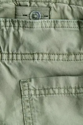 Pantalon cargo à jambes larges - Vert kaki — photo 2