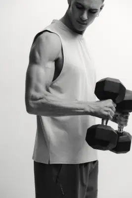 Débardeur de sport Regular Fit DryMove™ - Vert ancien clair — photo 2