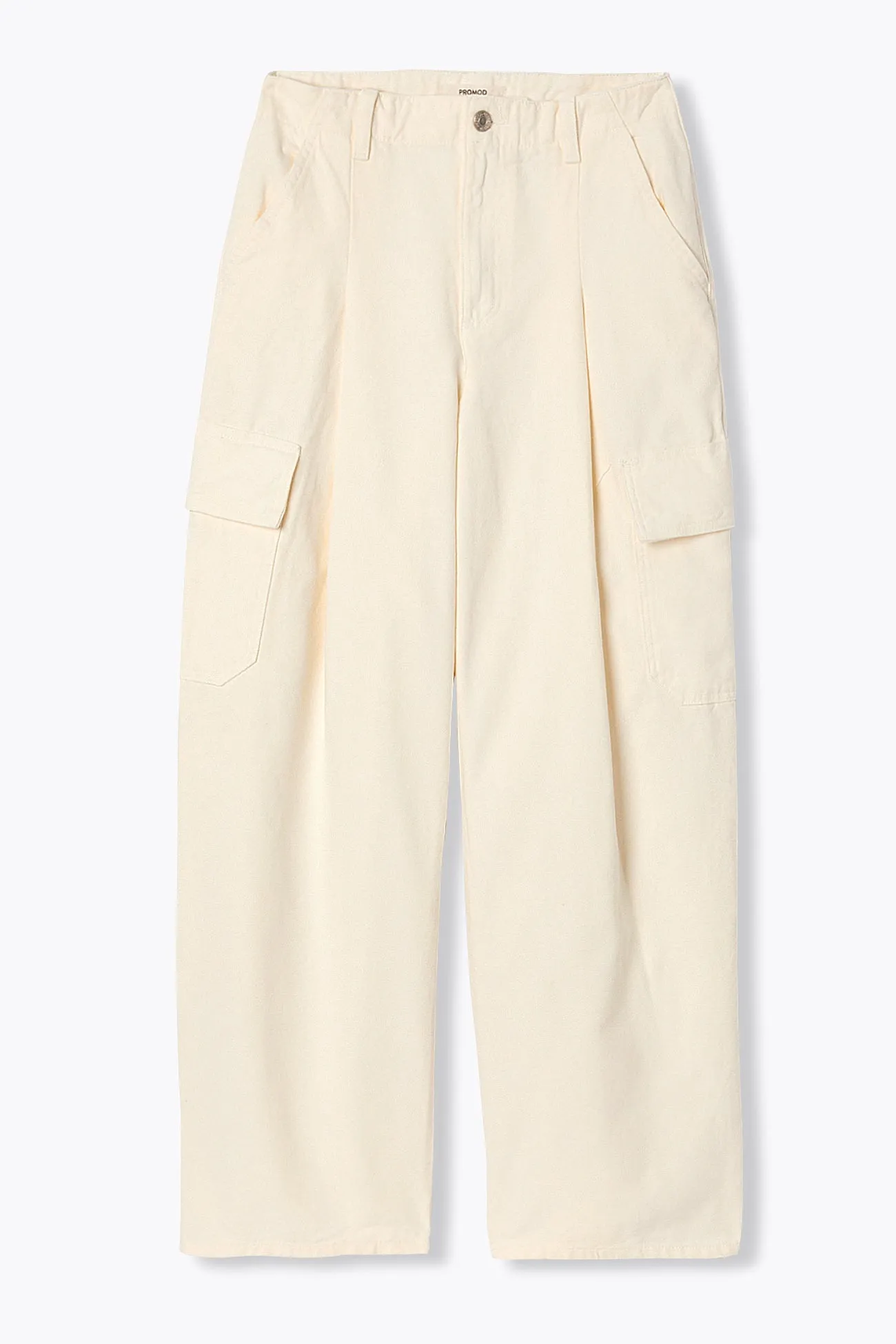 Pantalon cargo en toile Femme
