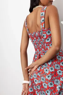 Robe longue imprimée Femme — photo 5