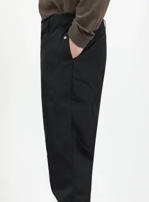 Bionic Pants in Black Grained Nylon — photo 4