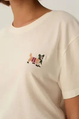 Tee-shirt Fantine Ecru — photo 2