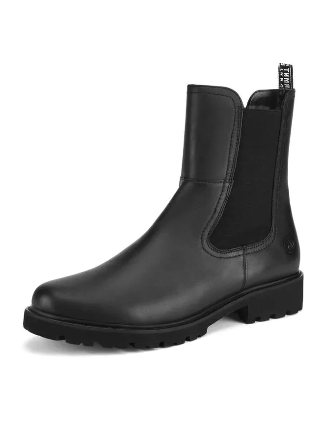 Bottines Remonte D8694-00 Noires - Lacets Grande Pointure Femme